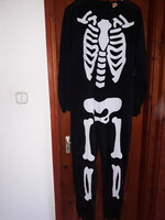 Csontvázas /halloween/ jelmez férfi vagy nő részére