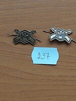 MN VEGYIVÉDELEM TISZTI FEGYVERNEMI JELVÉNY 297.