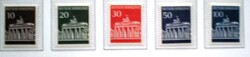 N506-10 / Németország 1966 Brandenburgi kapu bélyegsor postatiszta