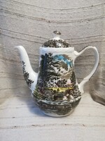 Angol fajansz kávés kanna