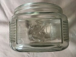 Régi ritka kicsi ruszlis üveg
