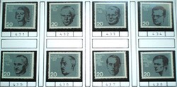 N431-8 / Németország 1964 A Hitler elleni merénylet 20. évfordulója blokk bélyegei postatiszta