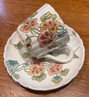 Sarreguemines sarkantyú mintás kávés csésze