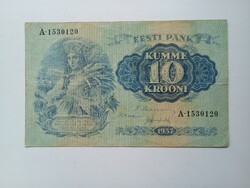Észtország 10 korona 1937