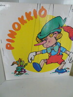 Pinokkio hangjáték meselemez
