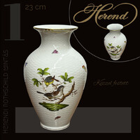 Rothschild mintás Herendi váza