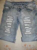 Dromedar sztrecs női farmer rövid nadrág, short ( 29-es )