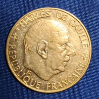 30 éves az V. Köztársaság De Gaulle emlék 1 Frank 1988. Franciaország(121)