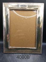 Ezüst asztali képkeret, 25 x 19 cm-es nagyságú. 4080b