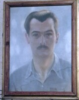 Fried Pál: Belső érzelem (pasztellportré)