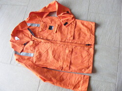 D M D orange Női-férfi-unisex kabát, felső, ing, 38-as méret Új. munka ruha