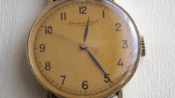 IWC SCHAFFHAUSEN 14 karat tok ,mechanikus karóra