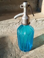 0,5 L-es kék szódásüveg