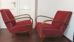 Art deco fotel párban, formatervezett darabok, 1940