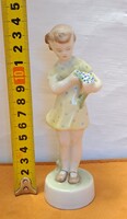 Zsolnay Lány porcelàn ! 13,5 cm ! Régi !