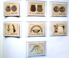 S3628-34 / 1984 Honfoglaló Magyarok Művészete bélyegsor postatiszta