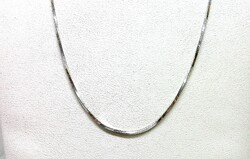 Fehér arany kocka lánc (ZAL-Au136191)