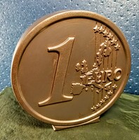 "Euró" persely /alumínium öntvény/