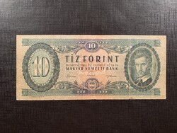 *** "01"-es fordított hátlapi alapnyomatos 1962-es 10 ft ***