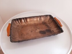 Ezüstözött Alpakka Füles Tálca