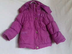 Pink lányka téli kabát levehető kapucnival 2-3 évesre 991