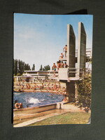 Képeslap,Románia,Oradea,Nagyvárad,Vénusz strand látkép,részlet,1980-