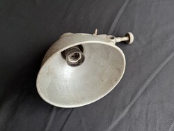 Régi ipari fém lámpa – vintage / retro munkalámpa