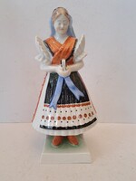RITKASÁG!! Herendi menyecske / fohász porcelán figura