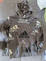 Adidas, jó állapotú kapucnis hosszú ujjú felső mérete 164