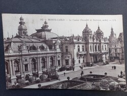 Régi képeslap Monaco Monte Carlo Casino - 1930