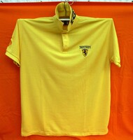 FERRARI póló XXXL nagyméret 2 db. fehér és sárga