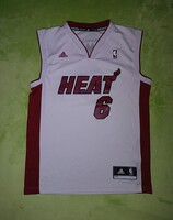 Új S-es adidas LeBron James Miami Heat (2012/13) NBA kosárlabda mez