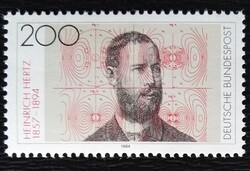 N1710 / Németország 1994 Heinrich Hertz, fizikus bélyeg postatiszta