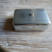 Csodás régi ezüstözött szappantartó doboz ()