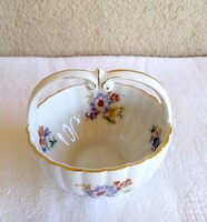 Német porcelán kosárka