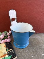 Csepel 6 literes  Rocska talpas kék sajtár zsétár fejővödör vödör nosztalgia, dísznek ,gyűjtői darab