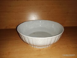 Antik Zsolnay Hungária sorozat - porcelán koma tál, pogácsás tál - 22 cm (z)