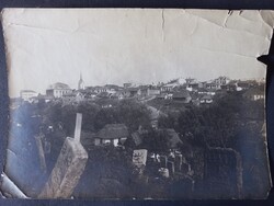 Antik fotó Skala-Podil's'ka látképe az izraelita temetőről nézve 1917 /ma Ukrajna/