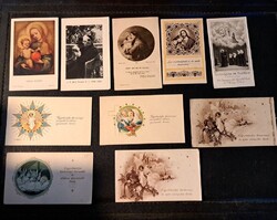 Mária-ábrázolások, Szent Antal, Szent Lujza de Marillac, valamint P. Bíró Ferenc jezsuita