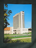 Képeslap,Románia,Timișoara,Temesvár,Continental Hotel,városi látkép,részlet,1970-