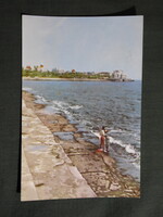 Postcard, Romania, Constanța, Konstanca, seaside, cityscape, detail, 1960-