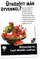 Kártyanaptár: Közlekedésbiztonság.