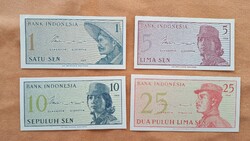 Indonéz papírpènzek eladó ! 4 db !