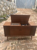 Isanella régi zeneszekrény, rádió, lemezjátszó STEREO1960