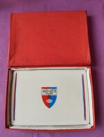 MÁV. Hollóházi porcelán. Porcelán plaket. Szolnok MÁV - MTE.