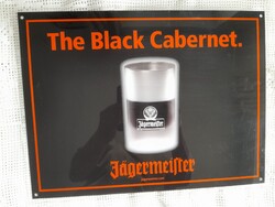 Jágermeister műanyag tábla