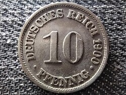 Németország Második Birodalom II. Vilmos (1888-1918) 10 Pfennig 1900 A