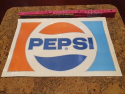 Retro nagyméretű pepsi cola üdítős matrica levonó trafikárú szocreál kiváló árúk fóruma coca