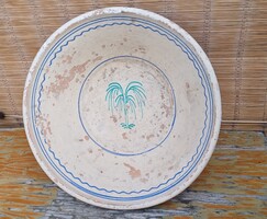 Régi népi nagyméretű cseréptàl