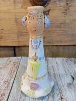 Győrbíró Enikő kerámia gyertyatartó, váza